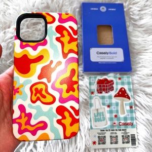 Casely Tropical Color Splash Retro Case - Bold Edition *Brand New in Box*
